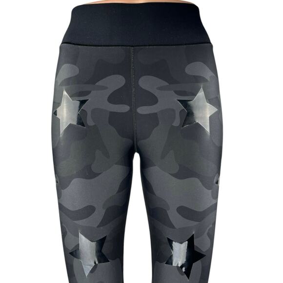 Ultracor Knockout Star  Black Camo Skinny High Waist Activewear Leggings Pants M - Picture 4 of 5